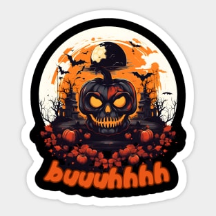 Buuhhhh-Halloween Haunt Sticker